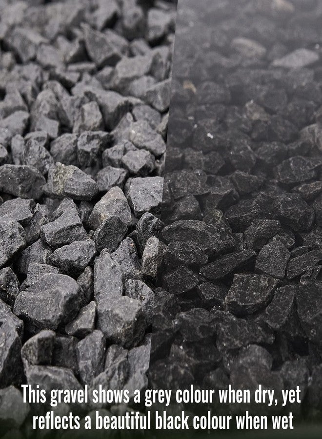 NUPICK 10 Pound Gravel Rocks, 0.5-0.7 Inches Polished Pebbles for Plants, Fish Tank, Clear Vase and More, Natural Black Stones - Image 3